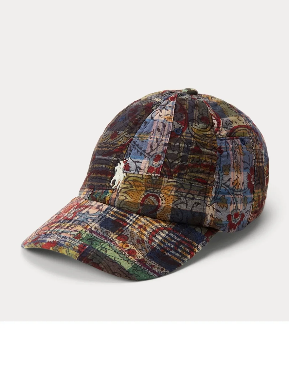 Polo By Ralph Lauren Patchwork Madras Ball Cap - Picture 1 of 11